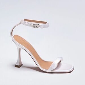 Britta Netta Dazzle Sandal | White Satin